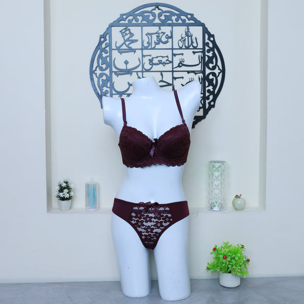 Full Net Lace Bra Panty
